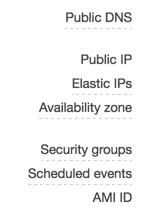 instance status